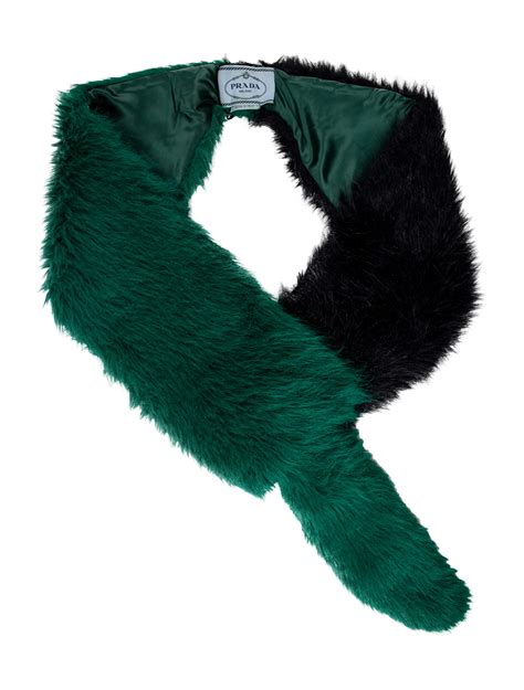 prada fur scarf buy|prada nylon scarves.